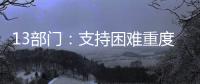 13部门
：支持困难重度残疾人家庭进行无障碍改造