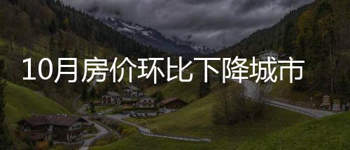价环降城均比上月增添2个